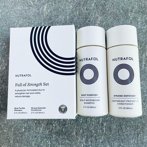 Nutrafol Shampoo and Conditioner Full of Strength Set 2 Oz Each